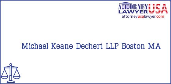 Telephone, Address and other contact data of Michael Keane, Boston, MA, USA