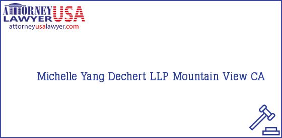 Telephone, Address and other contact data of Michelle Yang, Mountain View, CA, USA