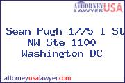 Sean Pugh 1775 I St NW Ste 1100 Washington DC