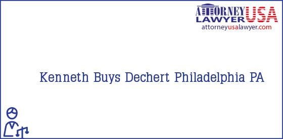 Telephone, Address and other contact data of Kenneth Buys, Philadelphia, PA, USA