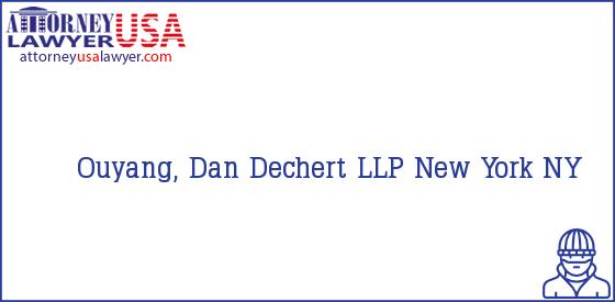Telephone, Address and other contact data of Ouyang, Dan, New York, NY, USA