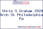 Chris S Graham 2929 Arch St Philadelphia Pa