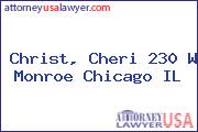 Christ, Cheri 230 W Monroe Chicago IL
