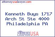 Kenneth Buys 1717 Arch St Ste 4000 Philadelphia PA
