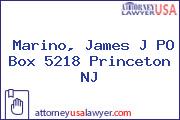 Marino, James J PO Box 5218 Princeton NJ