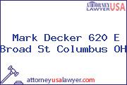 Mark Decker 620 E Broad St Columbus OH