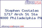 Stephen Costalas 1717 Arch St Ste 4000 Philadelphia PA