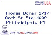 Thomas Doran 1717 Arch St Ste 4000 Philadelphia PA