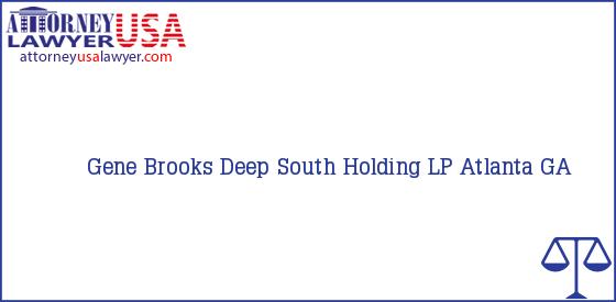 Telephone, Address and other contact data of Gene Brooks, Atlanta, GA, USA