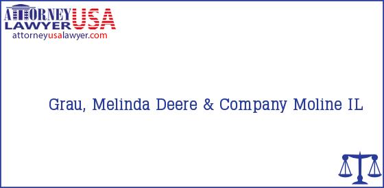 Telephone, Address and other contact data of Grau, Melinda, Moline, IL, USA