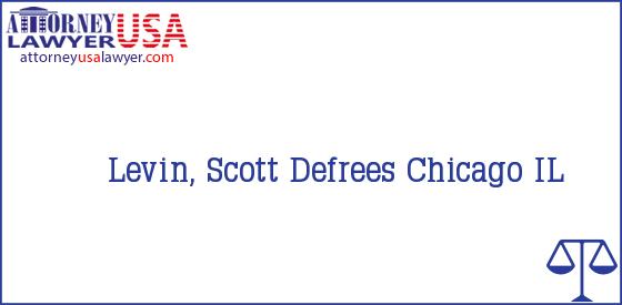 Telephone, Address and other contact data of Levin, Scott, Chicago, IL, USA