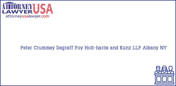 Telephone, Address and other contact data of Peter Crummey, Albany, NY, USA