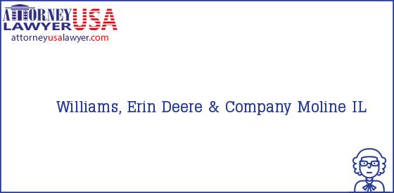Telephone, Address and other contact data of Williams, Erin, Moline, IL, USA