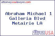 Abraham Michael 1 Galleria Blvd Metairie LA