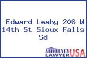 Edward Leahy 206 W 14th St Sioux Falls Sd