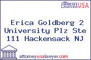Erica Goldberg 2 University Plz Ste 111 Hackensack NJ