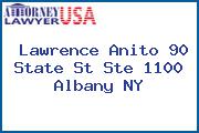 Lawrence Anito 90 State St Ste 1100 Albany NY