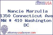 Nancie Marzulla 1350 Connecticut Ave NW # 410 Washington DC