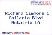 Richard Simmons 1 Galleria Blvd Metairie LA