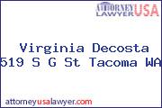 Virginia Decosta 519 S G St Tacoma WA