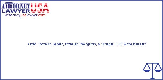 Telephone, Address and other contact data of Alfred  Donnellan, White Plains, NY, USA