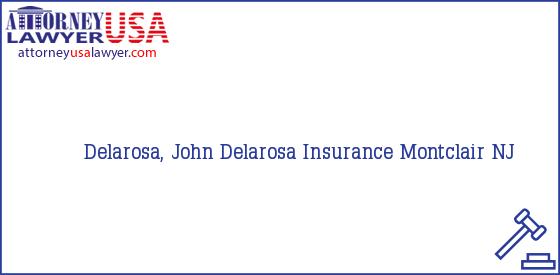 Telephone, Address and other contact data of Delarosa, John, Montclair, NJ, USA