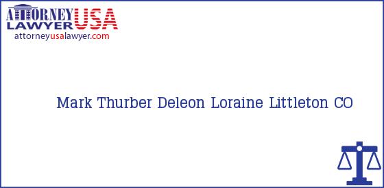 Telephone, Address and other contact data of Mark Thurber, Littleton, CO, USA