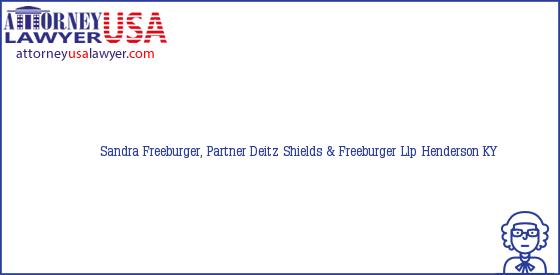 Telephone, Address and other contact data of Sandra Freeburger, Partner, Henderson, KY, USA