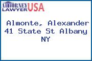 Almonte, Alexander 41 State St Albany NY