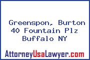 Greenspon, Burton 40 Fountain Plz Buffalo NY