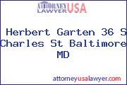Herbert Garten 36 S Charles St Baltimore MD