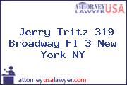 Jerry Tritz 319 Broadway Fl 3 New York NY