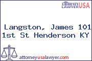Langston, James 101 1st St Henderson KY