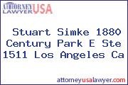 Stuart Simke 1880 Century Park E Ste 1511 Los Angeles Ca