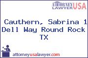 Cauthern, Sabrina 1 Dell Way Round Rock TX