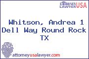 Whitson, Andrea 1 Dell Way Round Rock TX