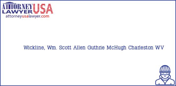 Telephone, Address and other contact data of Wickline, Wm. Scott, Charleston, WV, USA