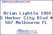 Brian Lightle 1901 S Harbor City Blvd # 507 Melbourne FL