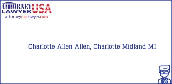 Telephone, Address and other contact data of Charlotte Allen, Midland, MI, USA