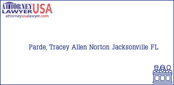 Telephone, Address and other contact data of Parde, Tracey, Jacksonville, FL, USA