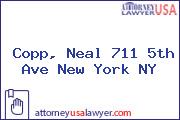 Copp, Neal 711 5th Ave New York NY