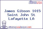 James Gibson 1015 Saint John St Lafayette LA