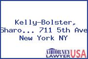 Kelly-Bolster, Sharo... 711 5th Ave New York NY