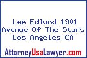Lee Edlund 1901 Avenue Of The Stars Los Angeles CA