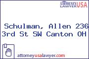 Schulman, Allen 236 3rd St SW Canton OH