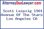 Scott Leipzig 1901 Avenue Of The Stars Los Angeles CA