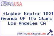 Stephen Kepler 1901 Avenue Of The Stars Los Angeles CA