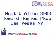 West W Allen 3993 Howard Hughes Pkwy Las Vegas NV