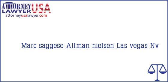 Telephone, Address and other contact data of Marc saggese, Las vegas, Nv, USA