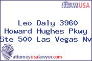 Leo Daly 3960 Howard Hughes Pkwy Ste 500 Las Vegas Nv